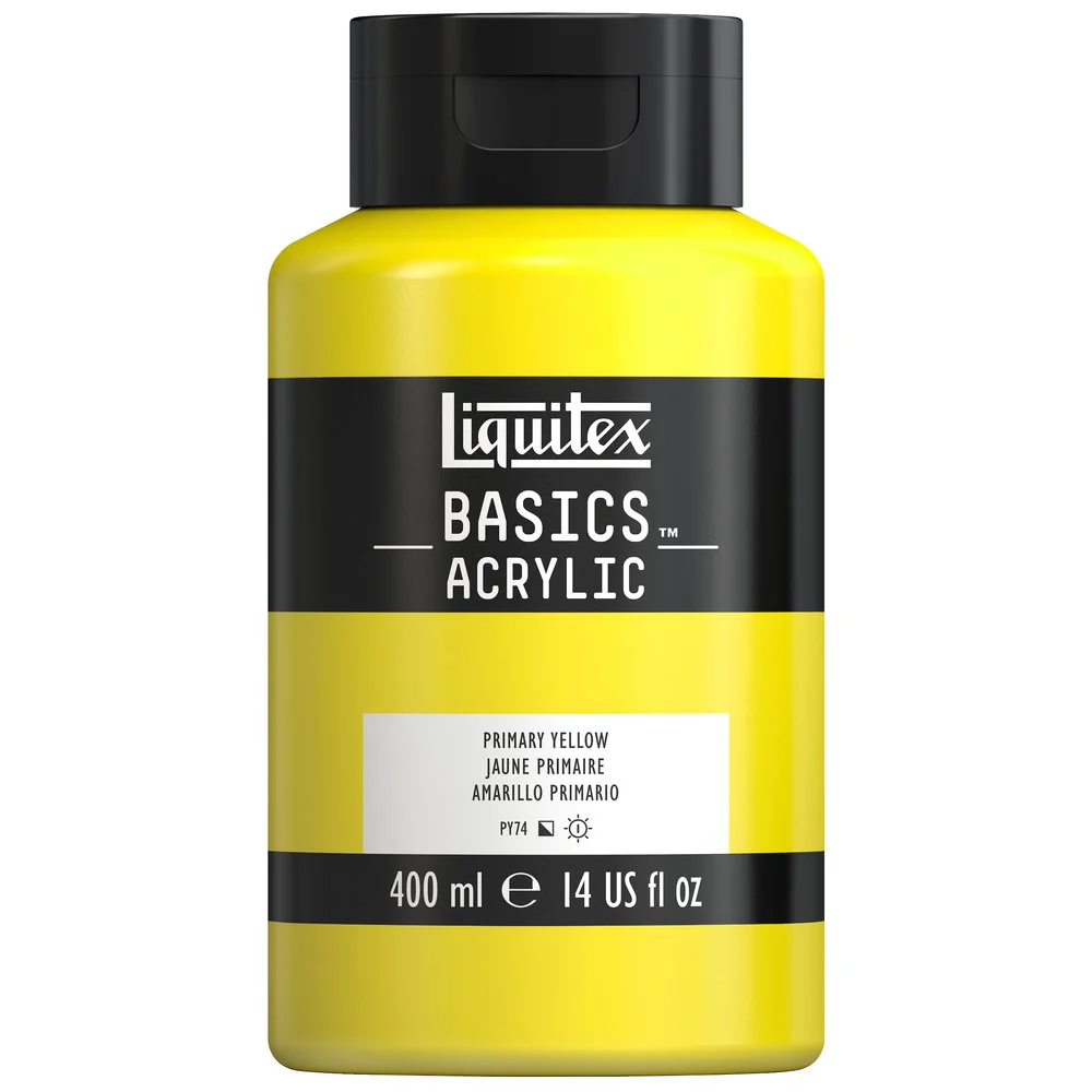 Basics Acrylic Color - Primary Yellow - Image 5