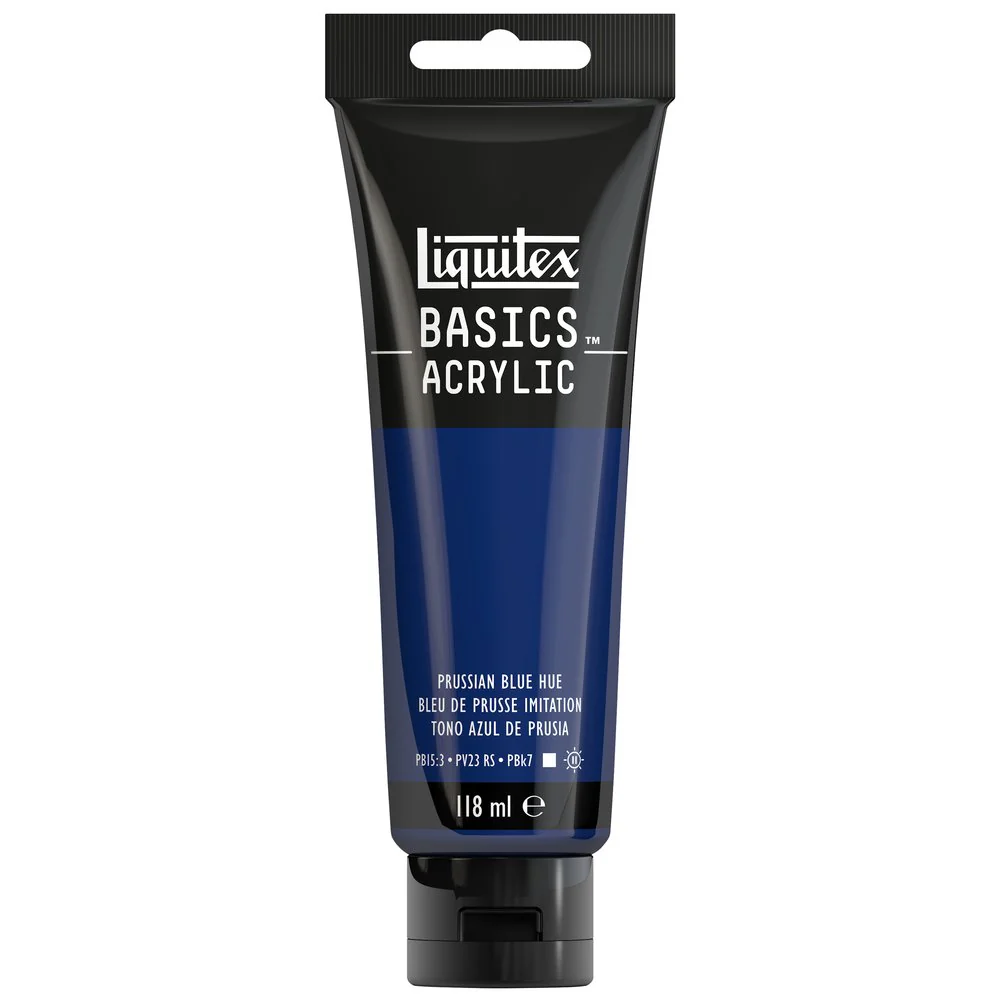 Basics Acrylic Color - Prussian Blue Hue - Image 3