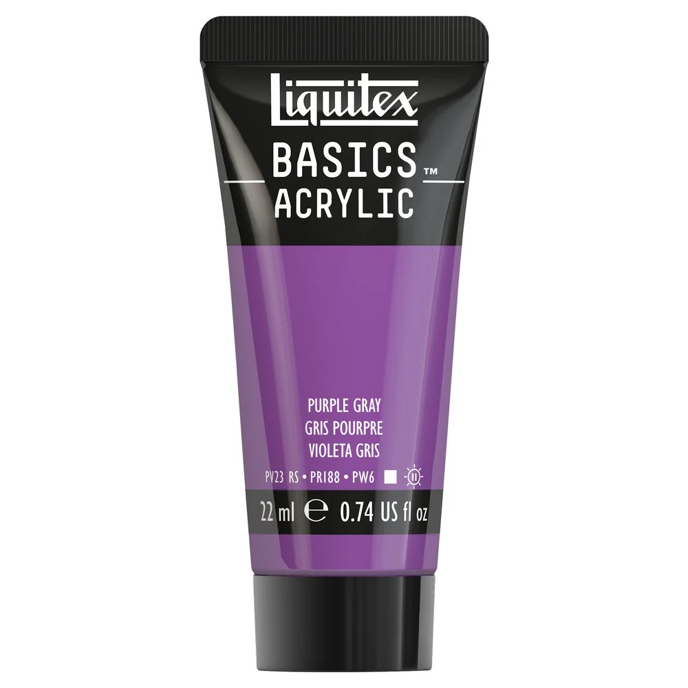 Basics Acrylic Color - Purple Gray - Image 2