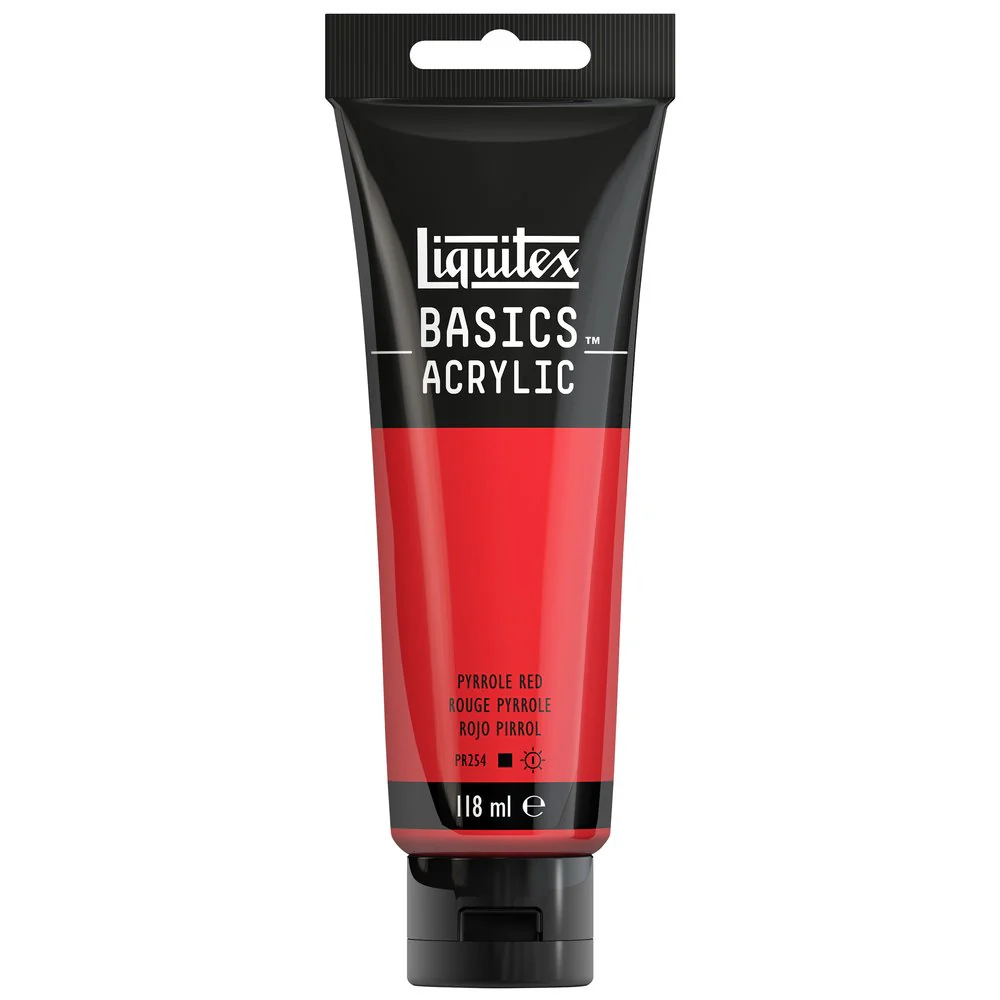 Basics Acrylic Color - Pyrrole Red - Image 3