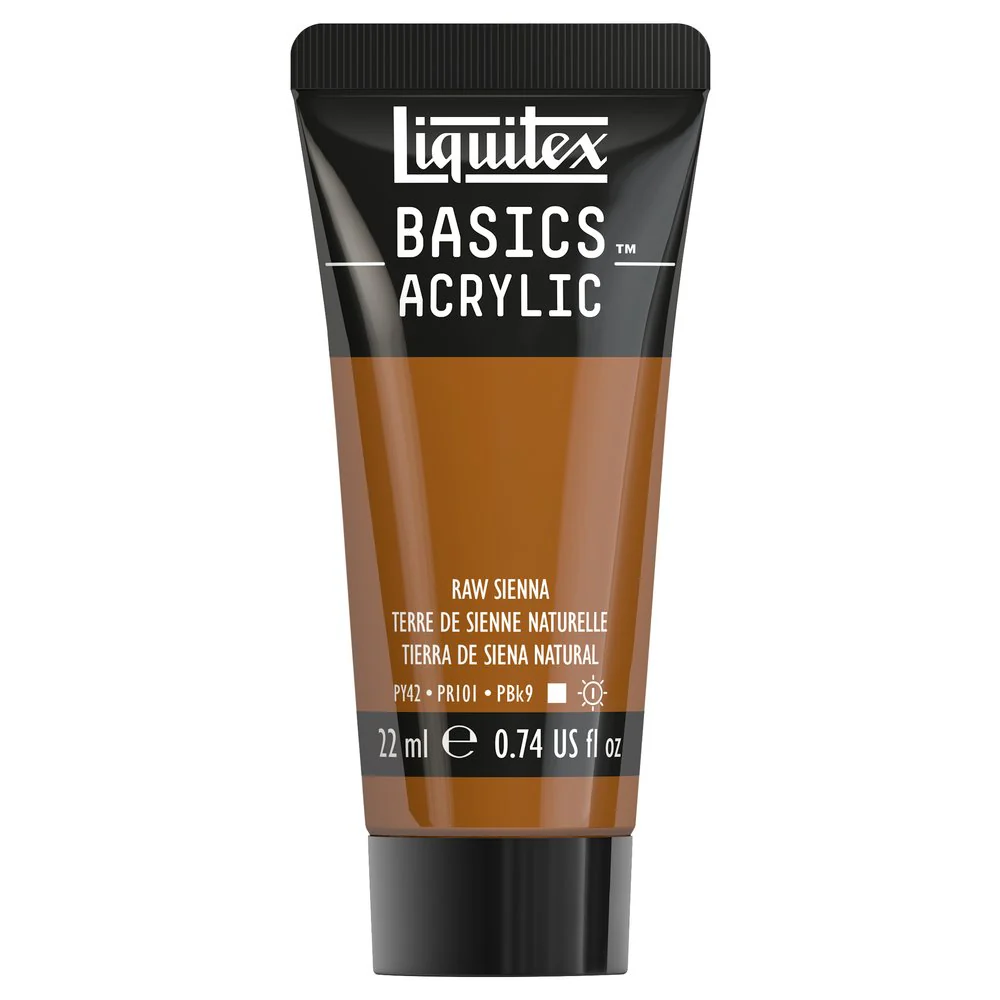 Basics Acrylic Color - Raw Sienna - Image 2