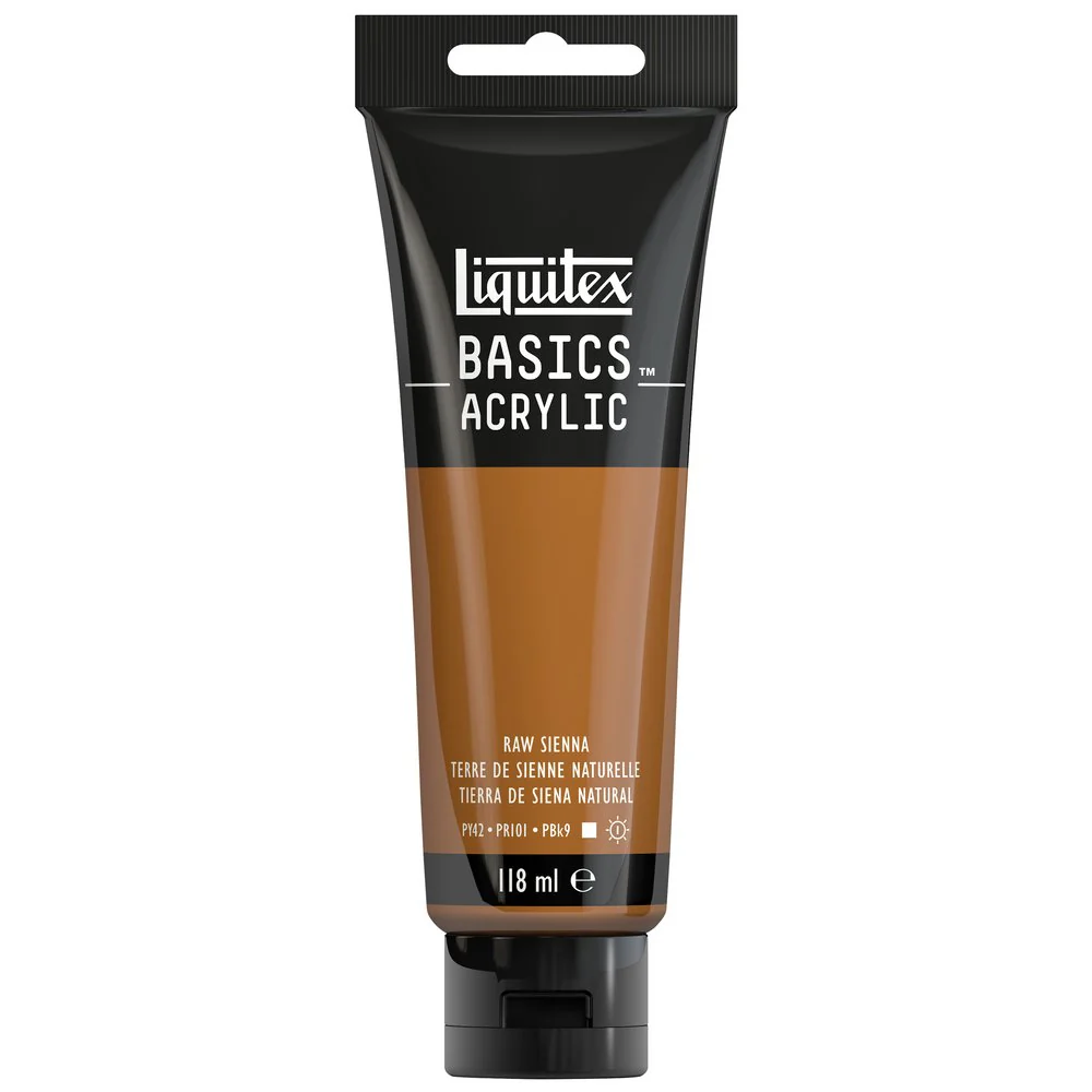 Basics Acrylic Color - Raw Sienna - Image 3