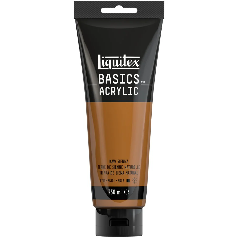 Basics Acrylic Color - Raw Sienna - Image 4