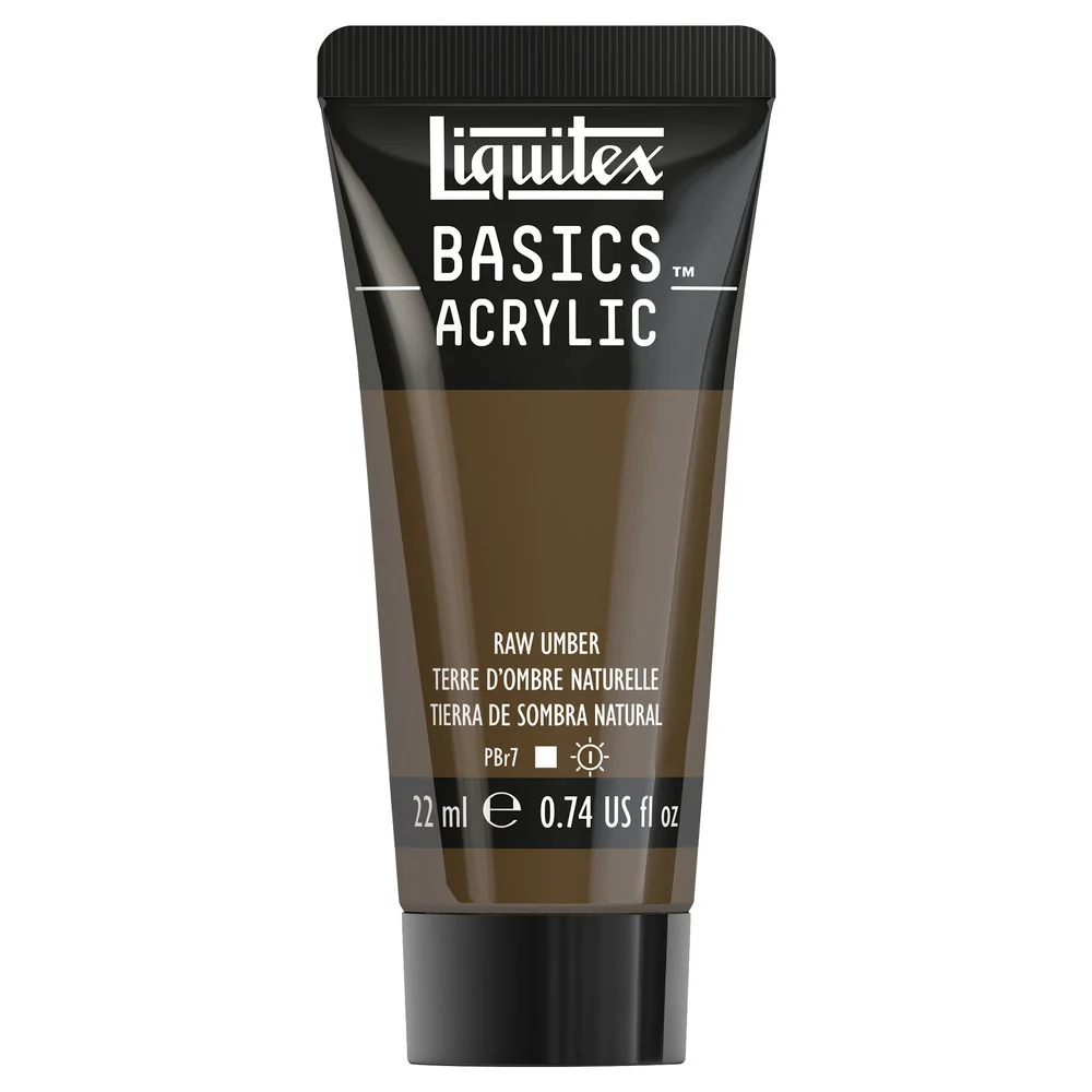 Basics Acrylic Color - Raw Umber - Image 2