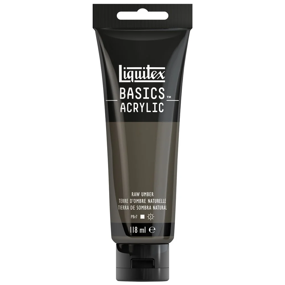 Basics Acrylic Color - Raw Umber - Image 3