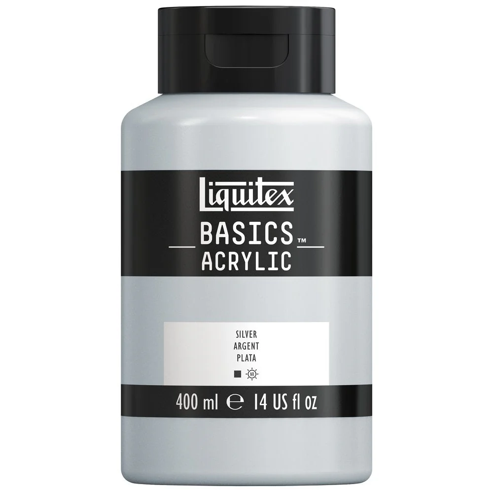 Basics Acrylic Color - Silver - Image 5