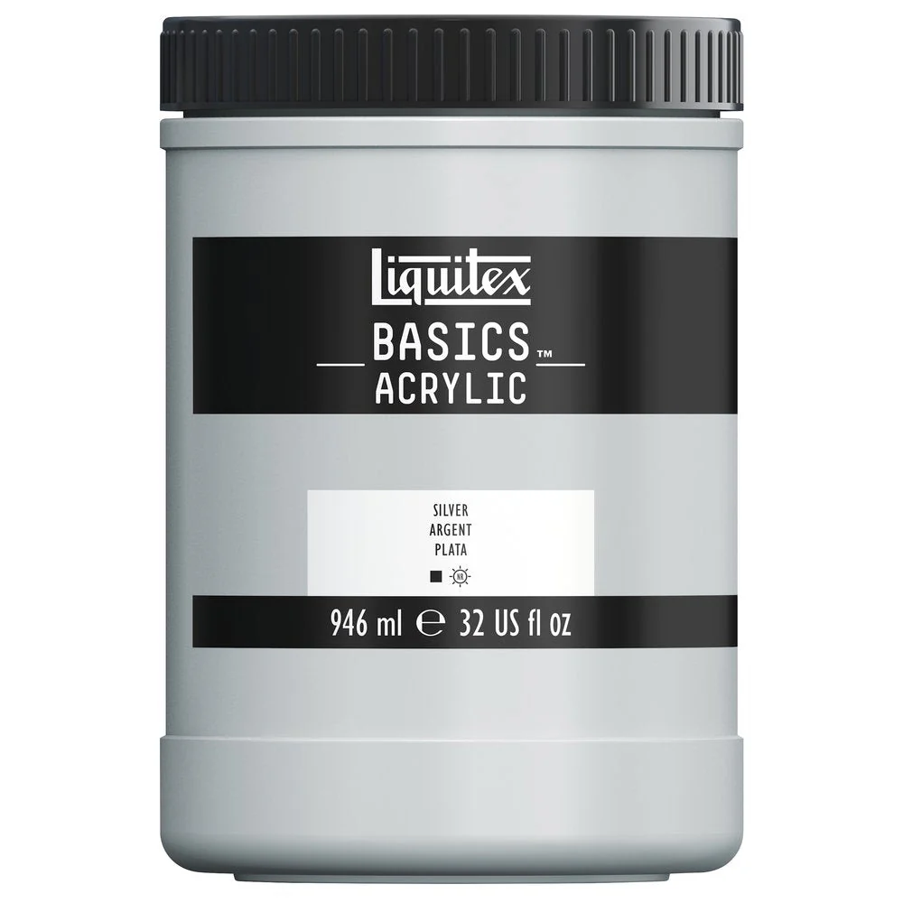 Basics Acrylic Color - Silver - Image 6