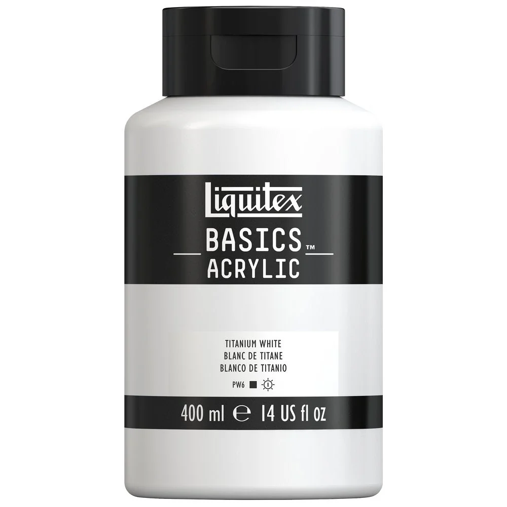Basics Acrylic Color - Titanium White - Image 5