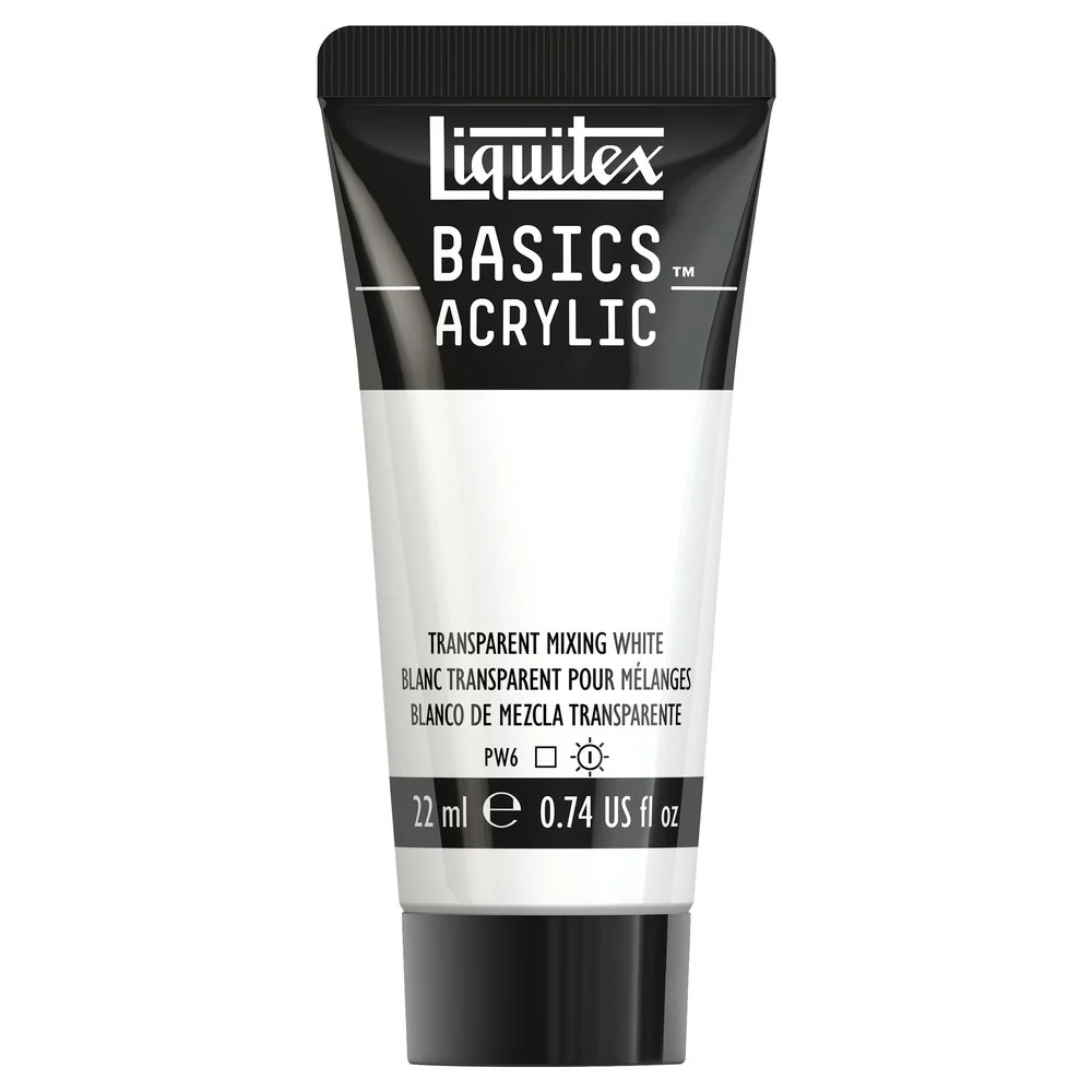 Basics Acrylic Color - Transparent Mixing White - Image 2