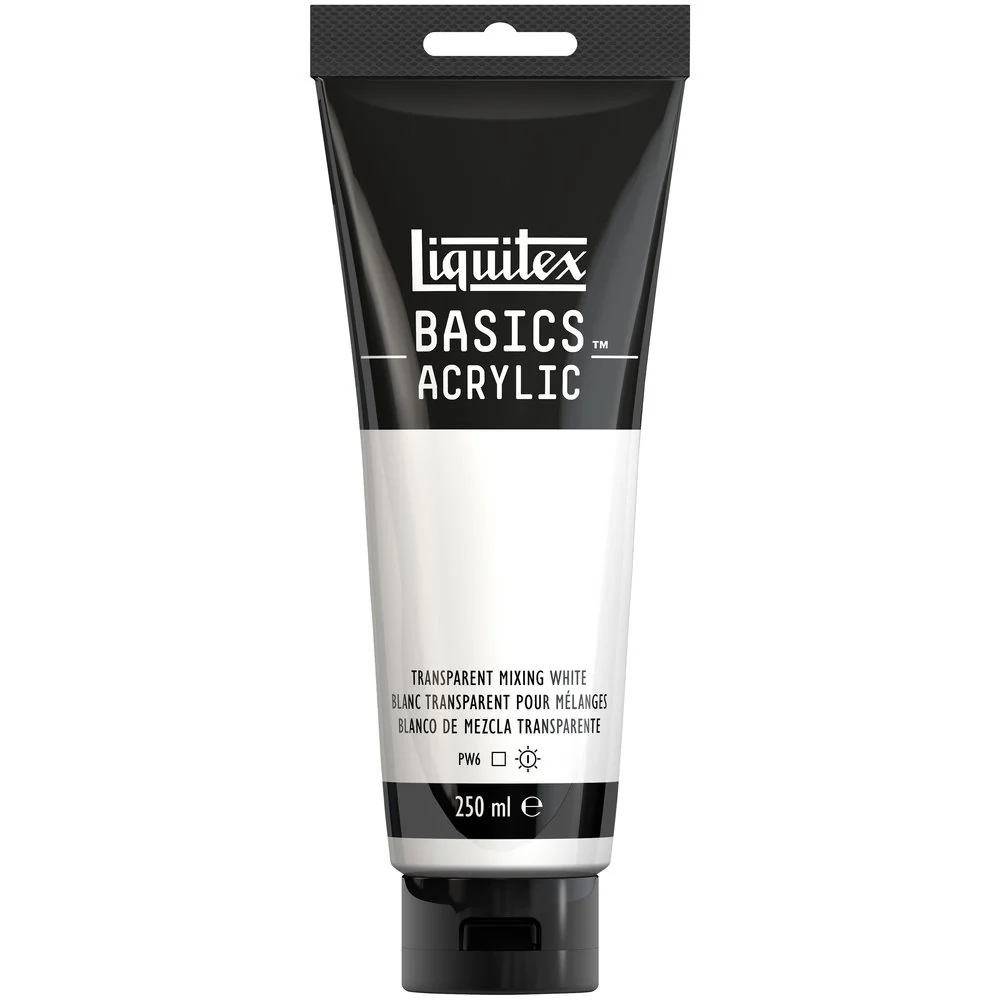 Basics Acrylic Color - Transparent Mixing White - Image 4
