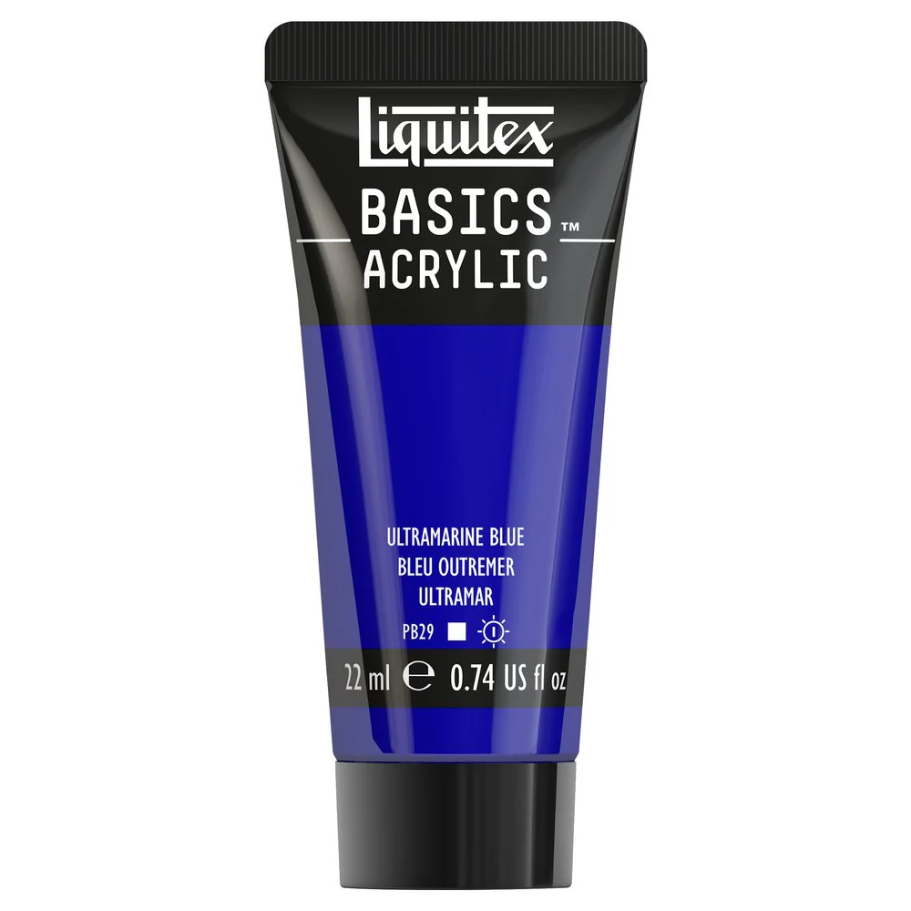 Basics Acrylic Color - Ultramarine Blue - Image 2