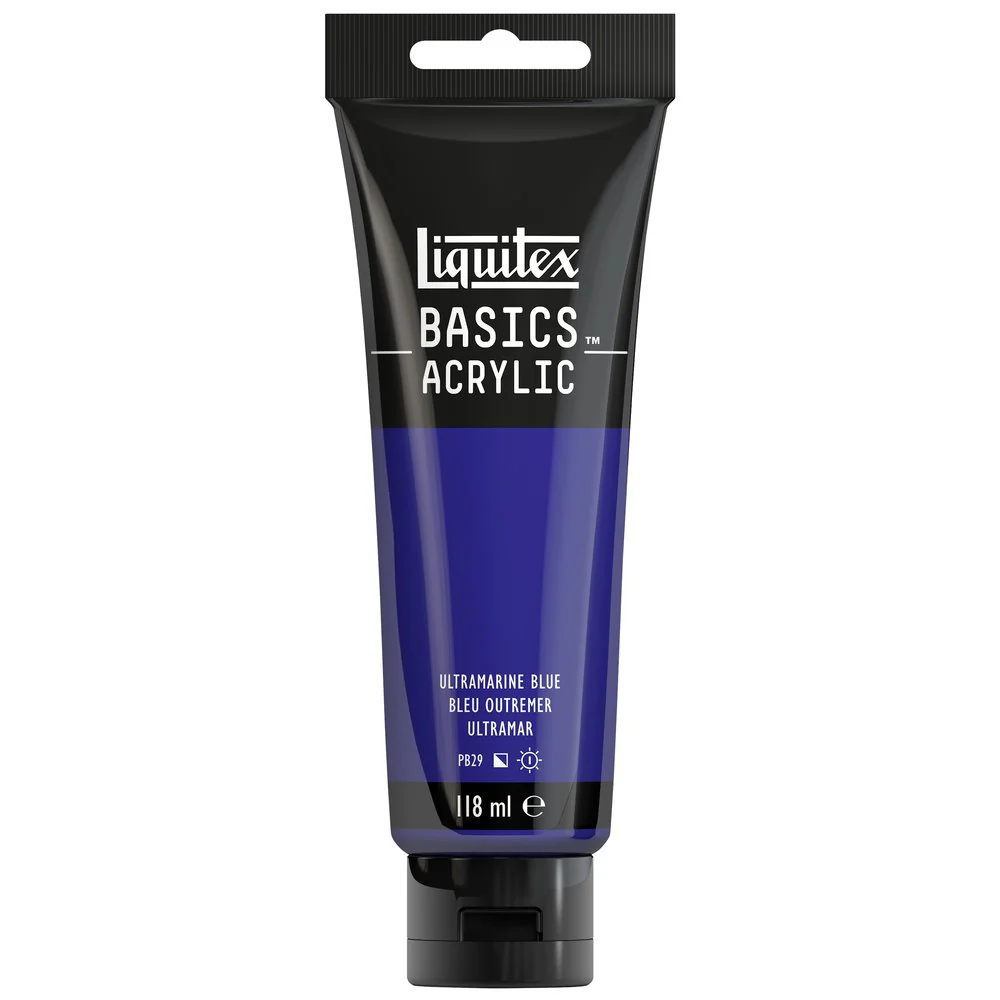 Basics Acrylic Color - Ultramarine Blue - Image 3