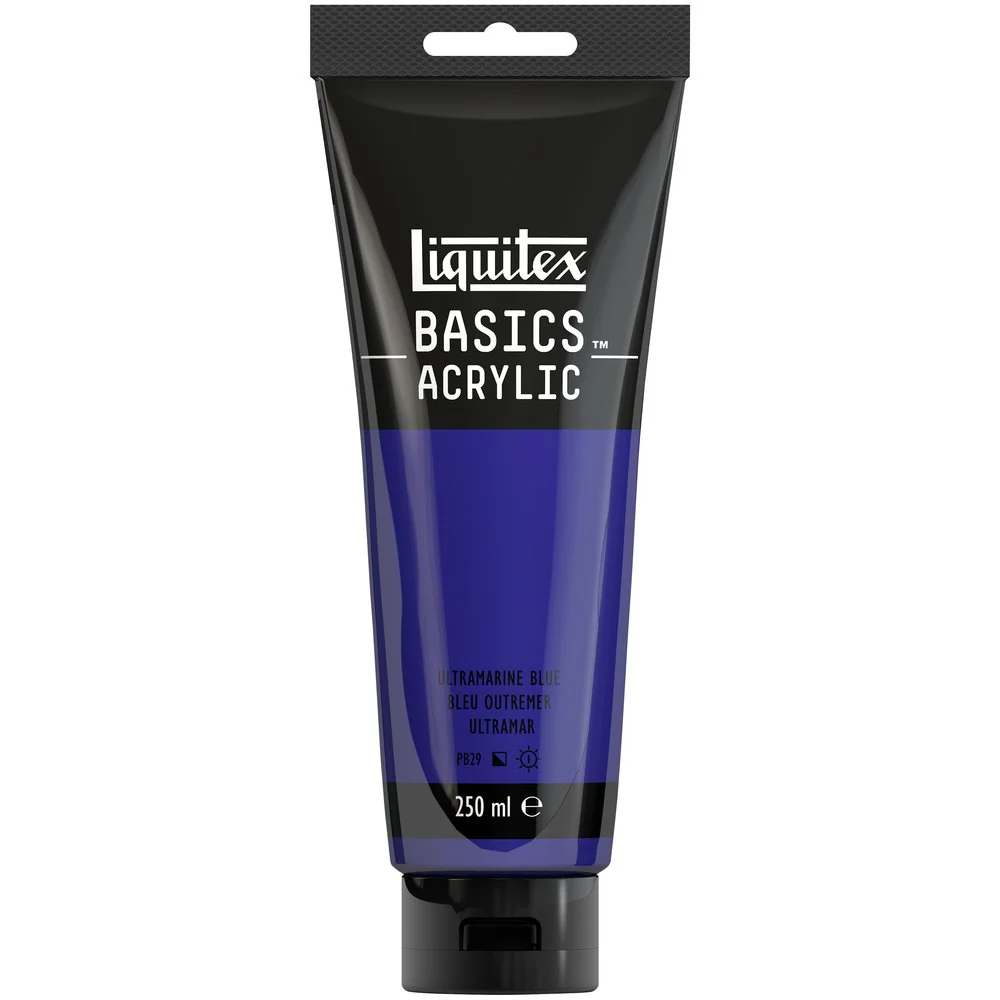 Basics Acrylic Color - Ultramarine Blue - Image 4