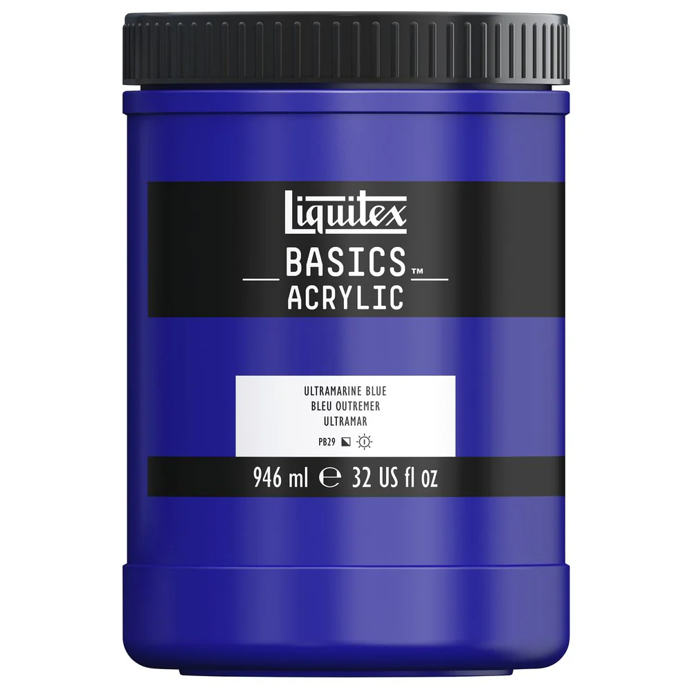Basics Acrylic Color - Ultramarine Blue - Image 6