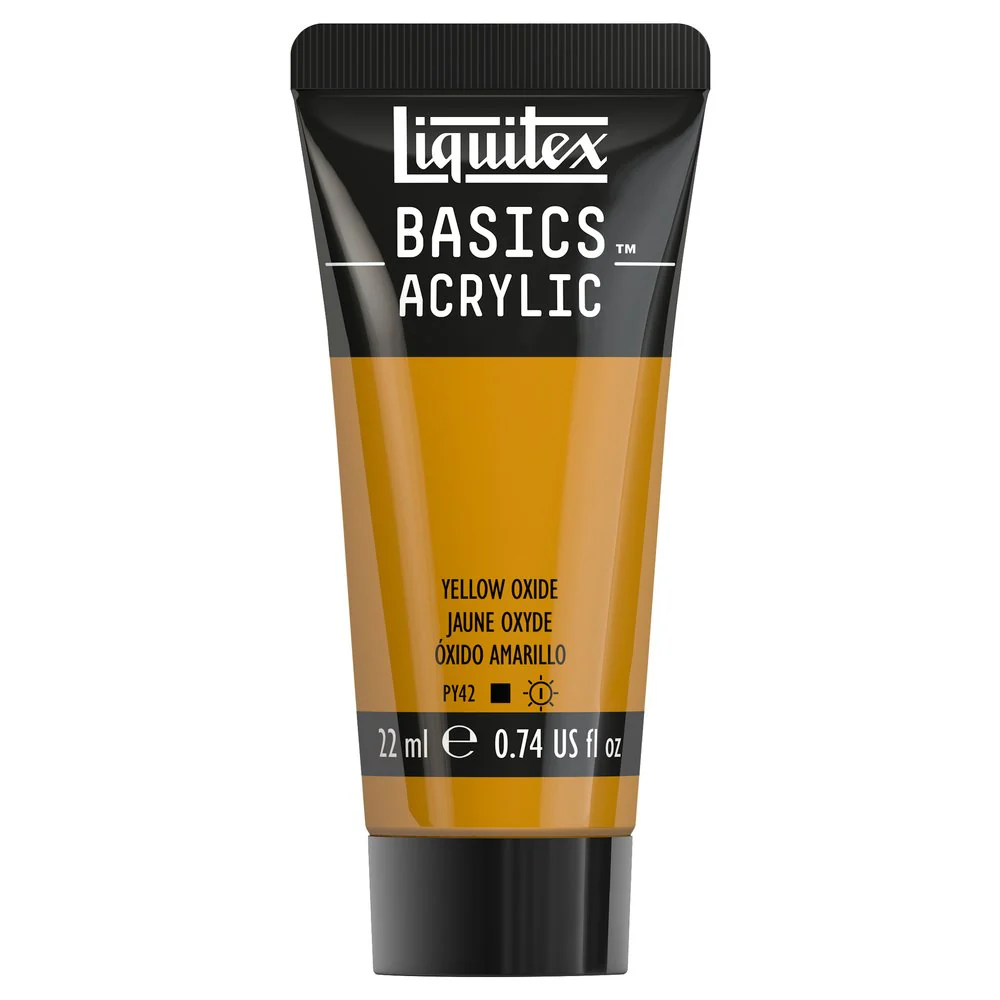 Basics Acrylic Color - Yellow Oxide - Image 2