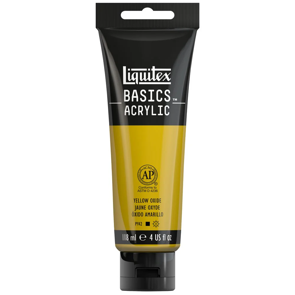 Basics Acrylic Color - Yellow Oxide - Image 3