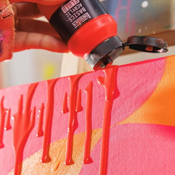 Basics Acrylic Fluid Color - Titanium White - Image 7