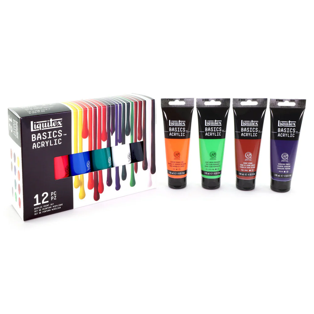 Basics Acrylic Set - 12x118ml - Image 3