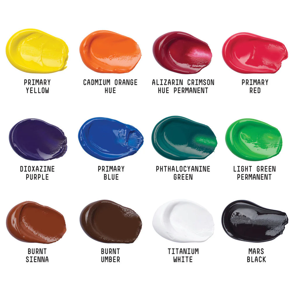 Basics Acrylic Set - 12x22ml - Image 3