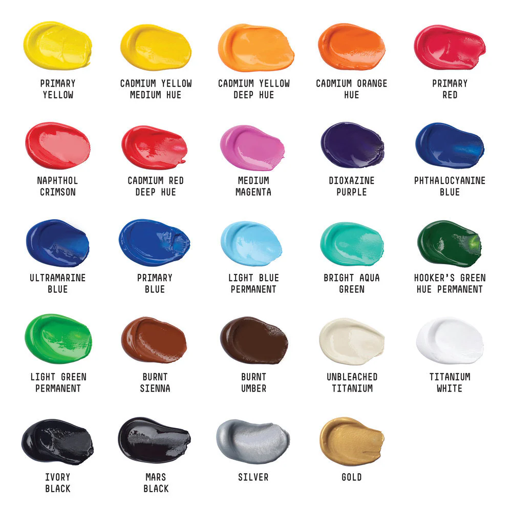 Basics Acrylic Set - 24x22ml - Best Sellers - Image 3