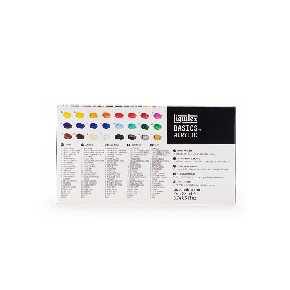 Basics Acrylic Set - 24x22ml - Best Sellers - Image 7