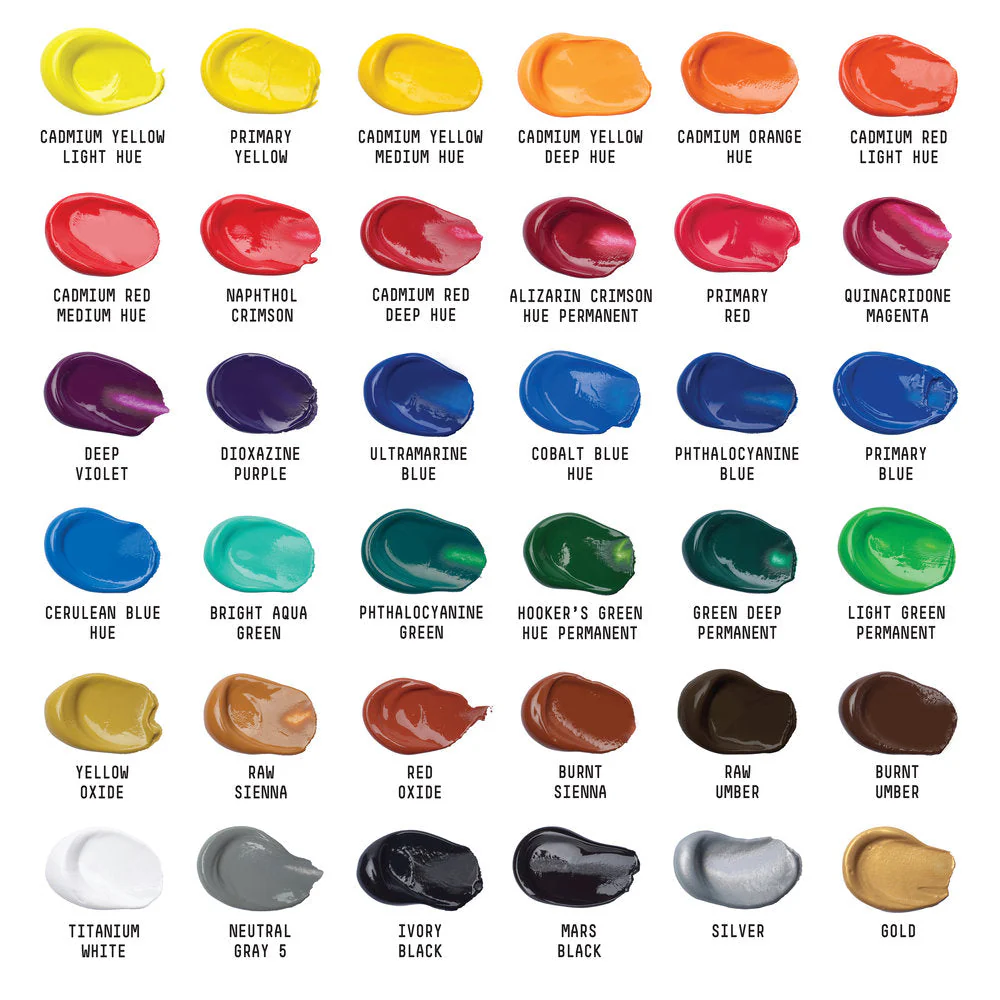 Basics Acrylic Set - 36x22ml - Image 3