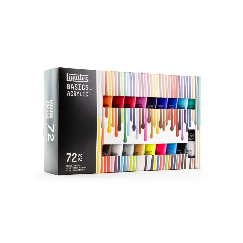 Basics Acrylic Set - 72x22ml - The Complete Range - Image 5
