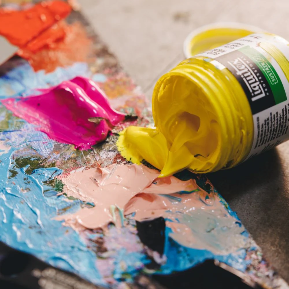 Bio-Based Heavy Acrylic 4x75ml Set - Mixing - Image 4