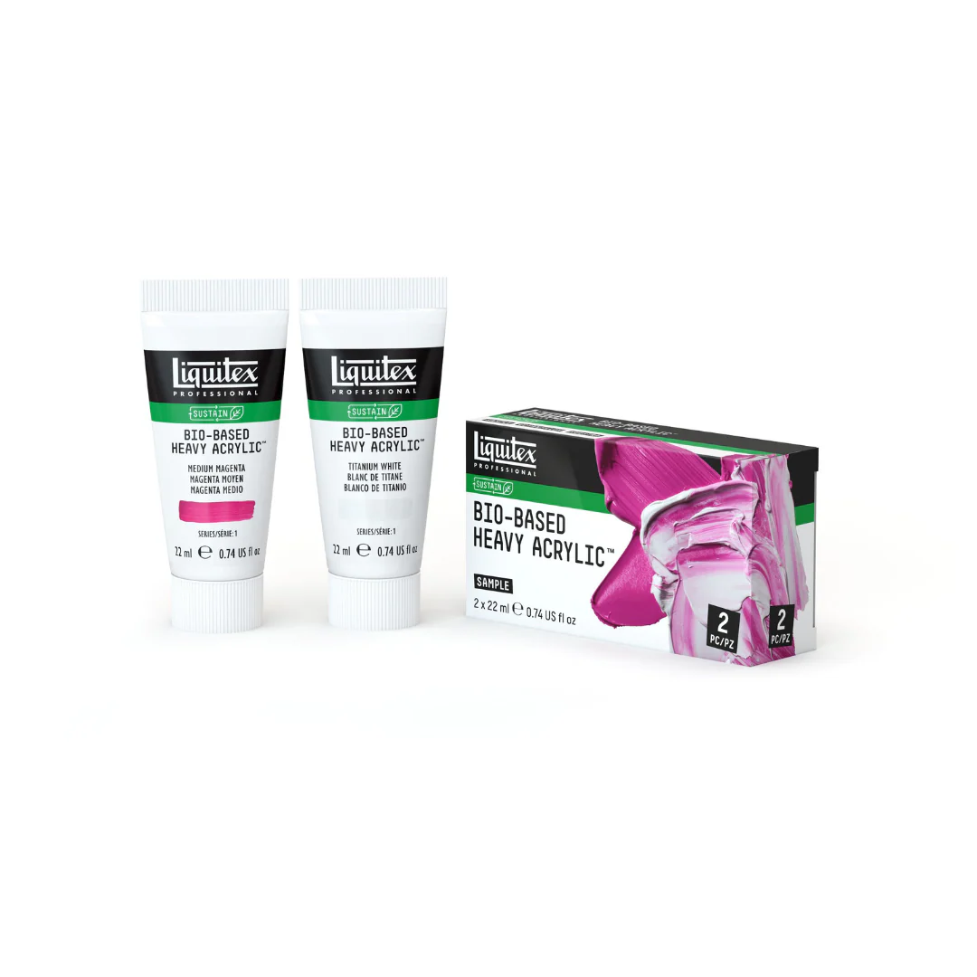 Bio-Based Heavy Acrylic Sample Box 2x22ml