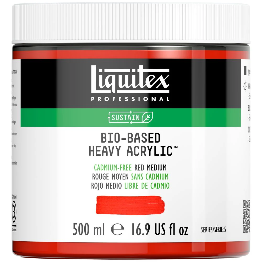 Biobased Heavy Acrylic - Cadmium-Free Red Medium - Universal - Image 3