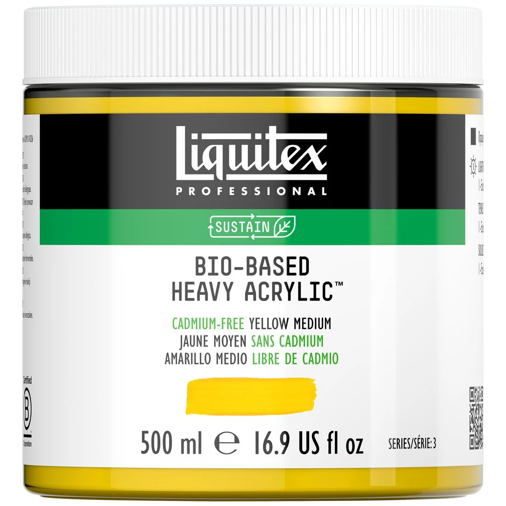 Biobased Heavy Acrylic - Cadmium-Free Yellow Medium - Universal - Image 3