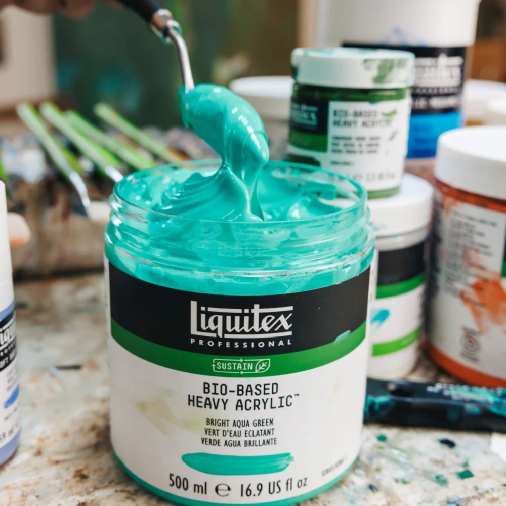 Biobased Heavy Acrylic - Phthalocyanine Green Blue Shade - Universal - Image 6