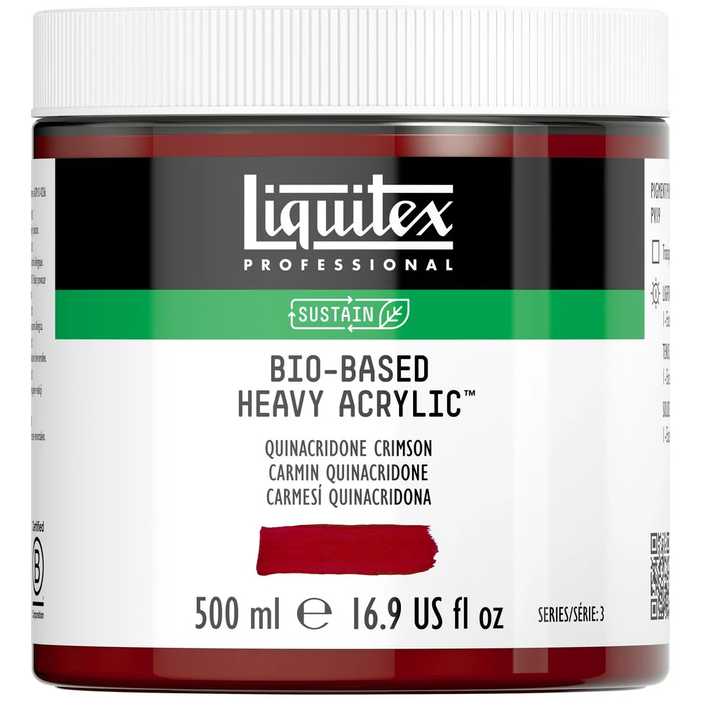 Biobased Heavy Acrylic - Quinacridone Crimson - Universal - Image 3