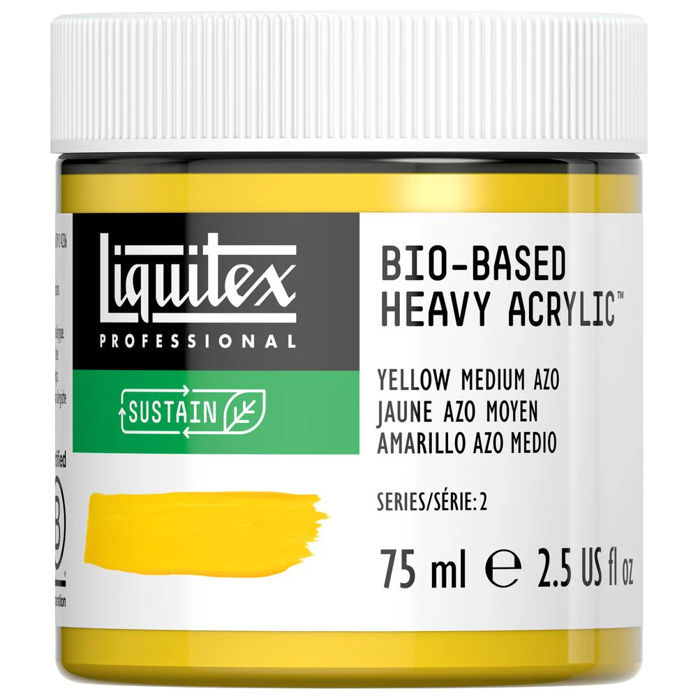 Biobased Heavy Acrylic - Yellow Medium Azo - Universal - Image 2
