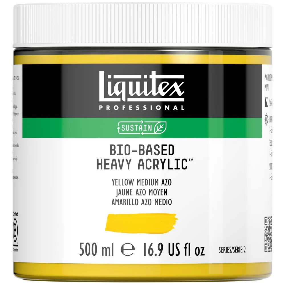 Biobased Heavy Acrylic - Yellow Medium Azo - Universal - Image 3