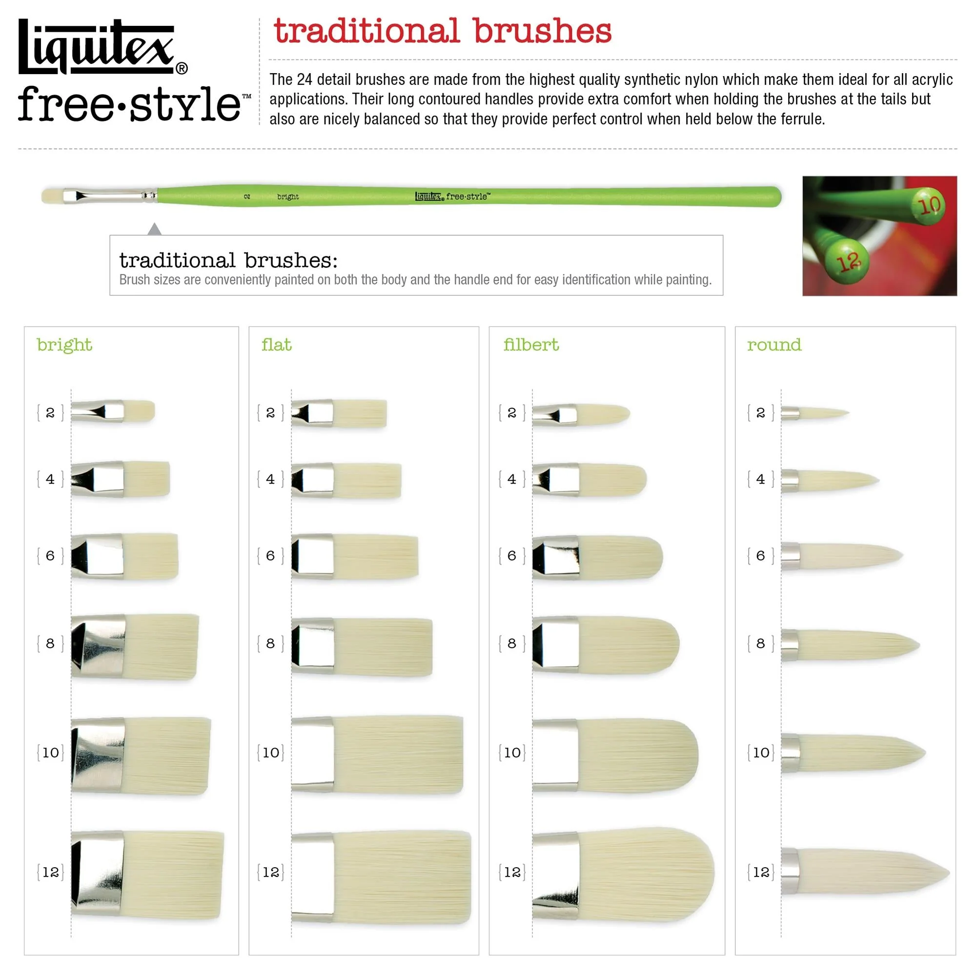 Professional Brush - Filbert - Image 9