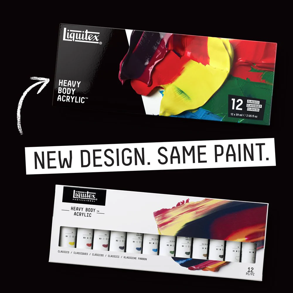 Heavy Body Acrylic Set - 12x59ml - Classics - Image 4