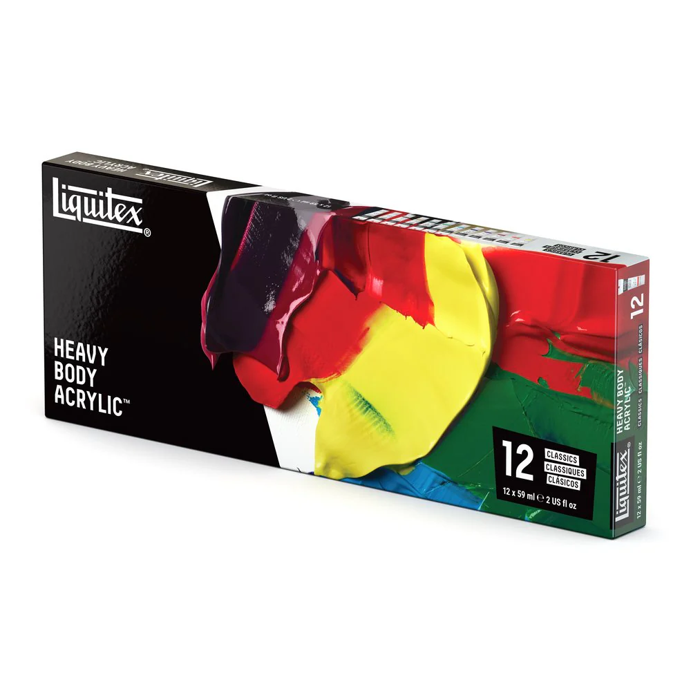 Heavy Body Acrylic Set - 12x59ml - Classics - Image 8