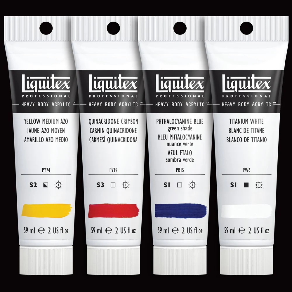Heavy Body Acrylic Set - 4x59ml - Mixing - Image 3