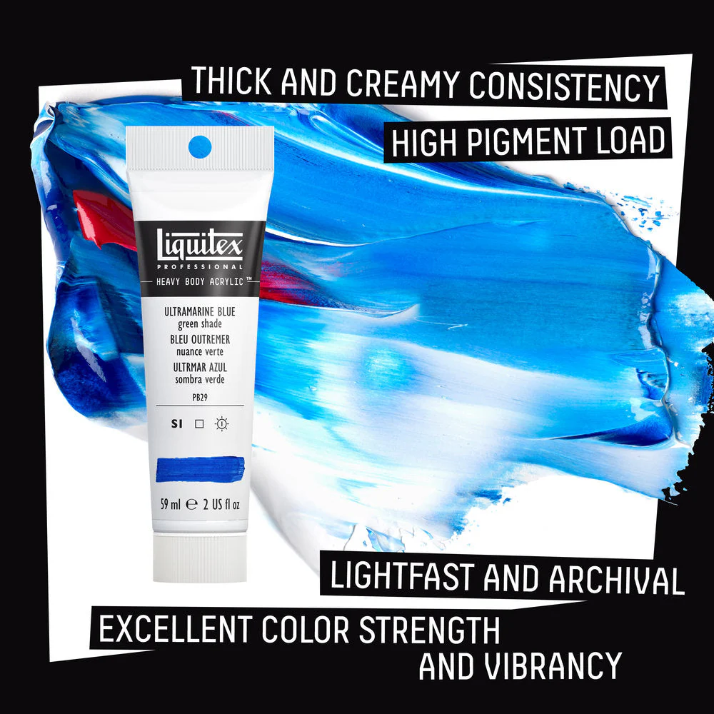 Heavy Body Acrylic Set - 6x59ml - Classics - Image 4