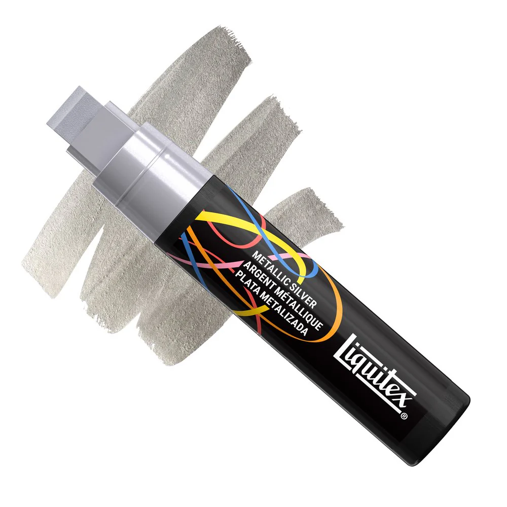 Liquitex Marker - Metallic Silver - Image 4