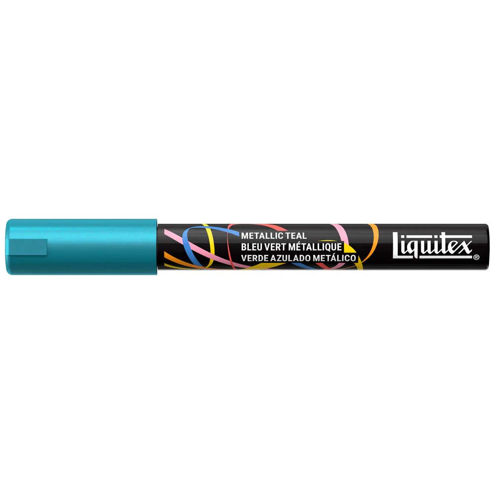 Liquitex Marker - Metallic Teal - Image 3