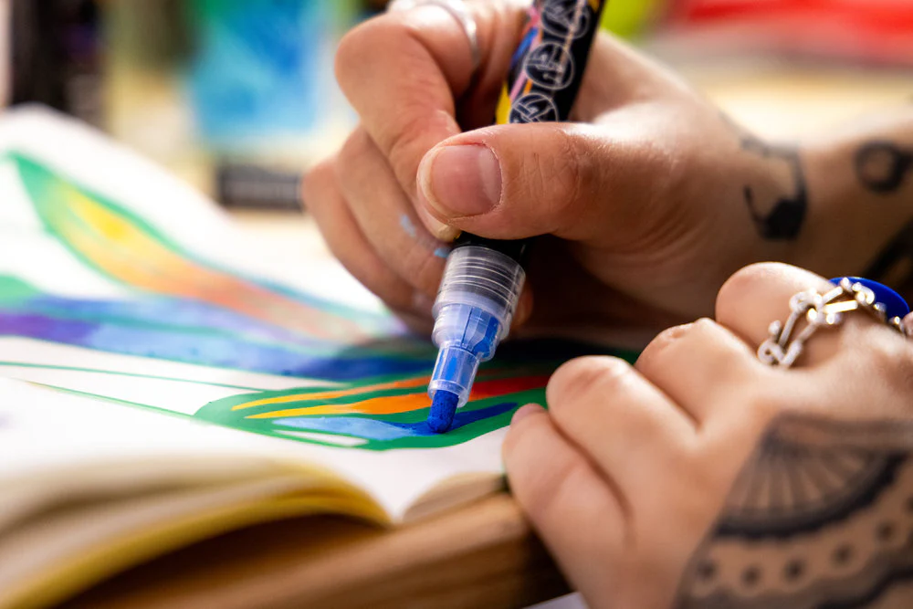 Liquitex Marker - Blue Gray - Image 5