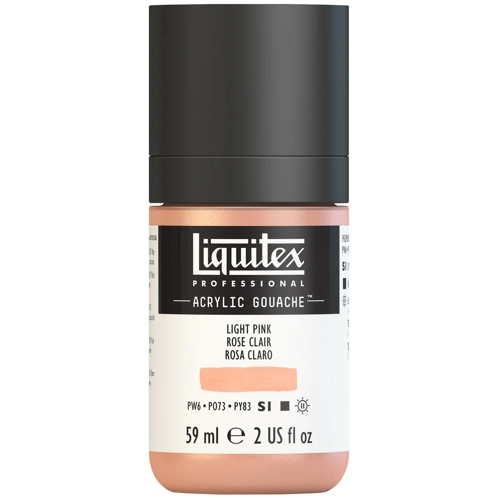 Professional Acrylic Gouache - Light Pink - Image 2