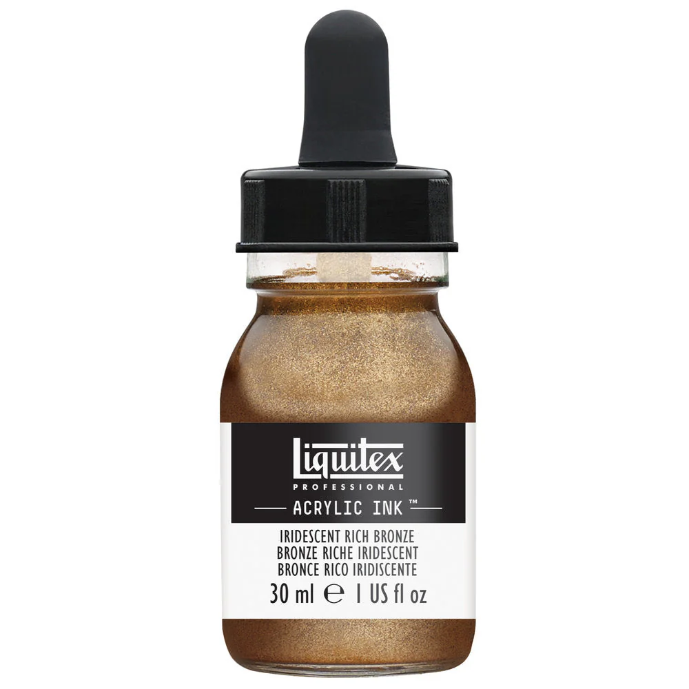 Professional Acrylic Ink - Iridescent Rich Bronze - Image 2