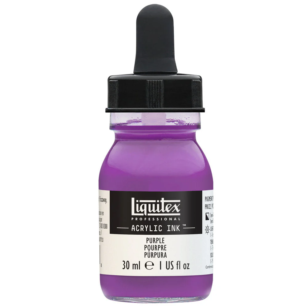 Professional Acrylic Ink - Purple - Image 2