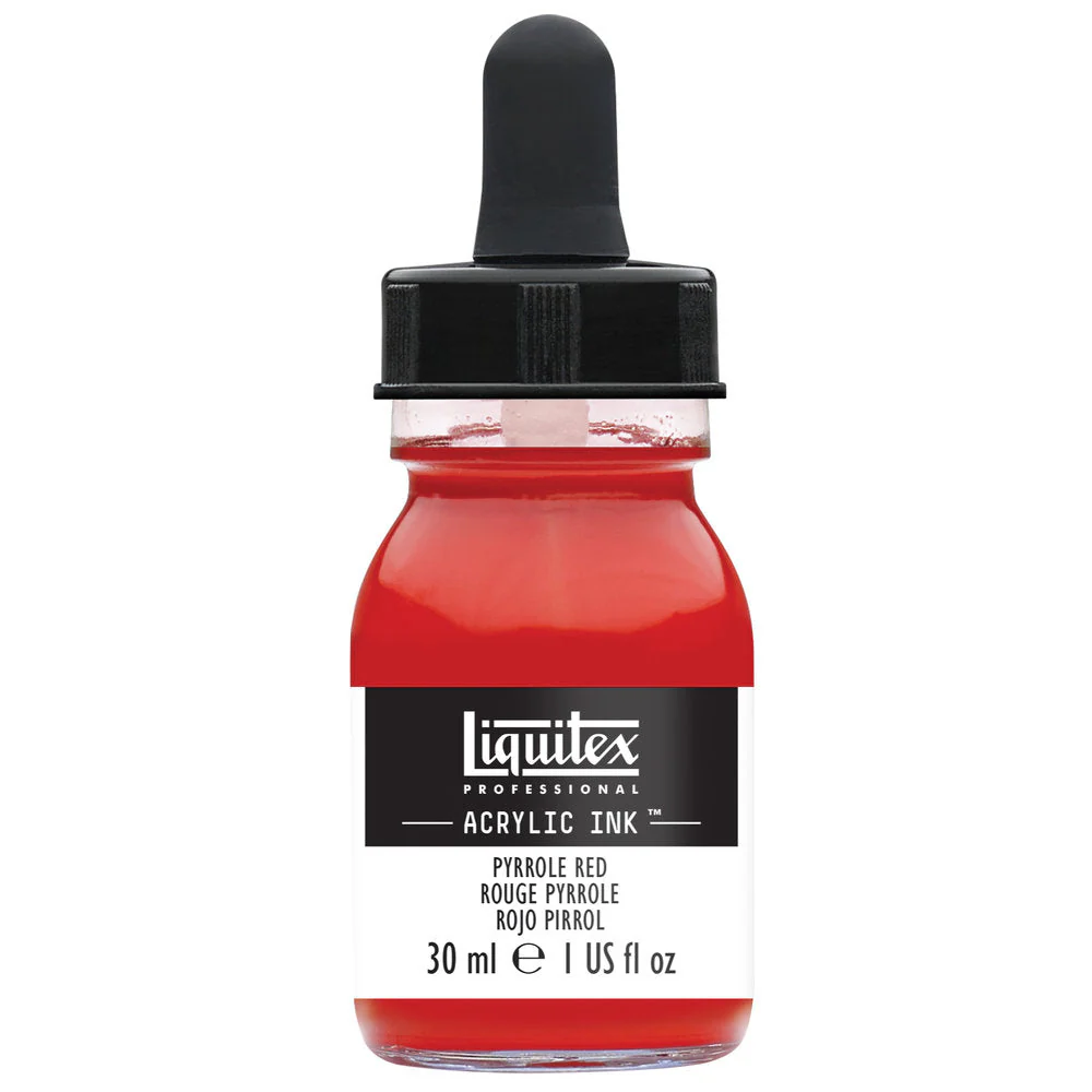 Professional Acrylic Ink - Pyrrole Red - Image 2
