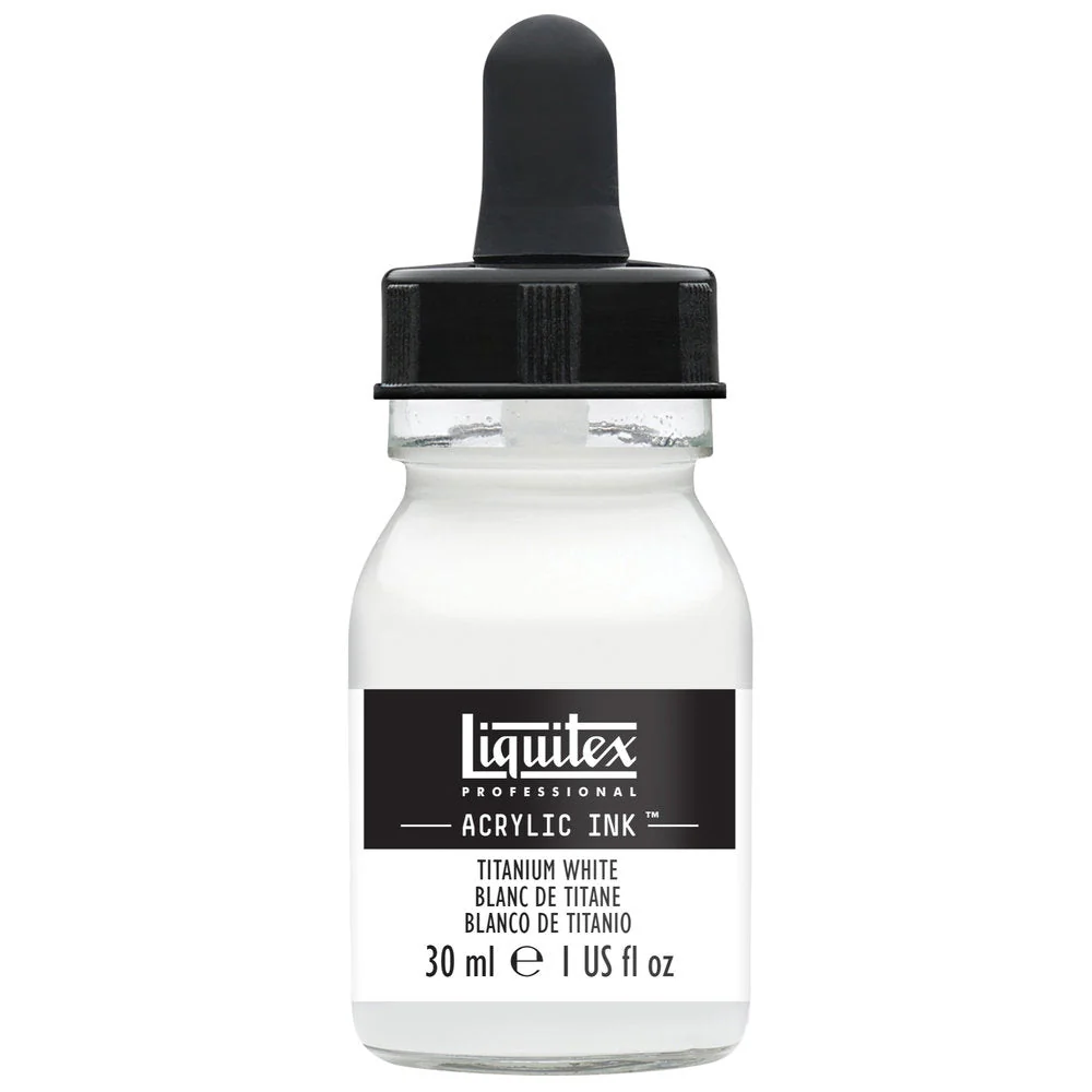 Professional Acrylic Ink - Titanium White - Image 2