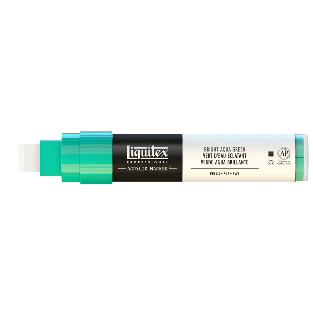 Professional Acrylic Marker - Bright Aqua Green - Image 3