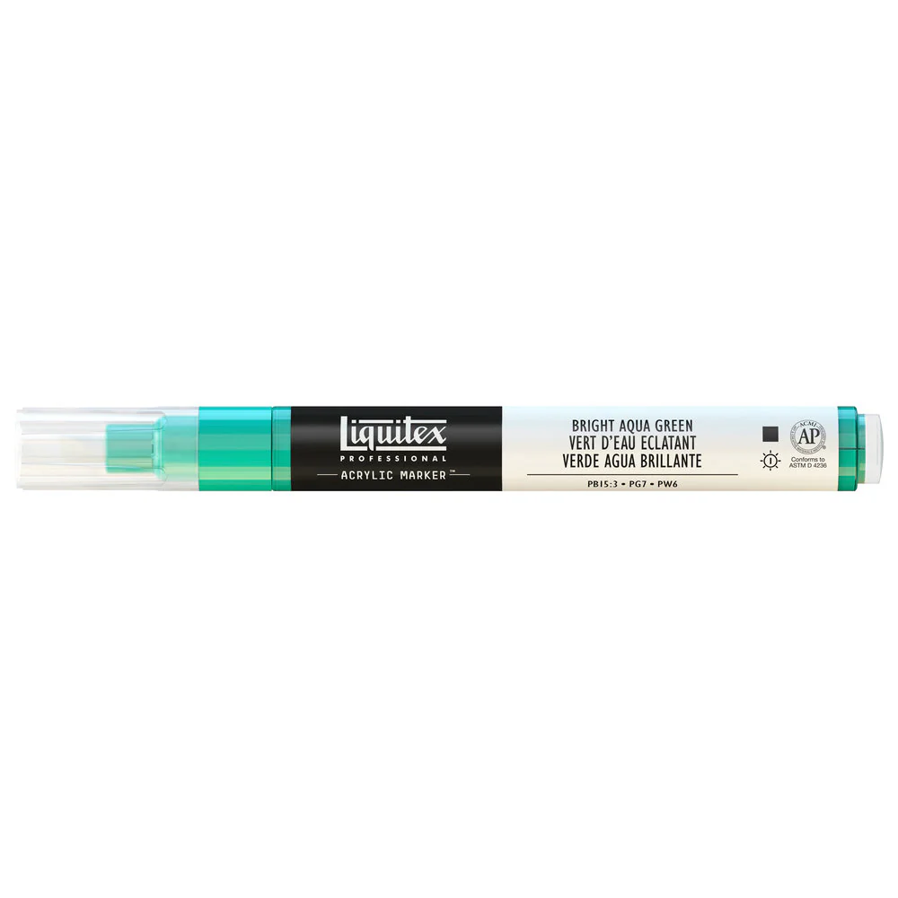 Professional Acrylic Marker - Bright Aqua Green - Image 4